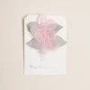 Par de velcro con flor silvestre