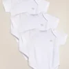 Pack de 3 bodies americanos con logo manga corta