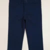 Pantalon de gabardina con canesu y bolsillo plaque en la espalda