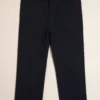 Pantalon de gabardina  con bolsillo  ojal en la espalda