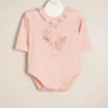 Body con cuellito estampado Ardilla con flores
