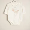 Body con cuellito estampado Ardilla con flores