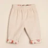 Pantalón reversible en corderoy y poplin estampado exclusivo Loletta