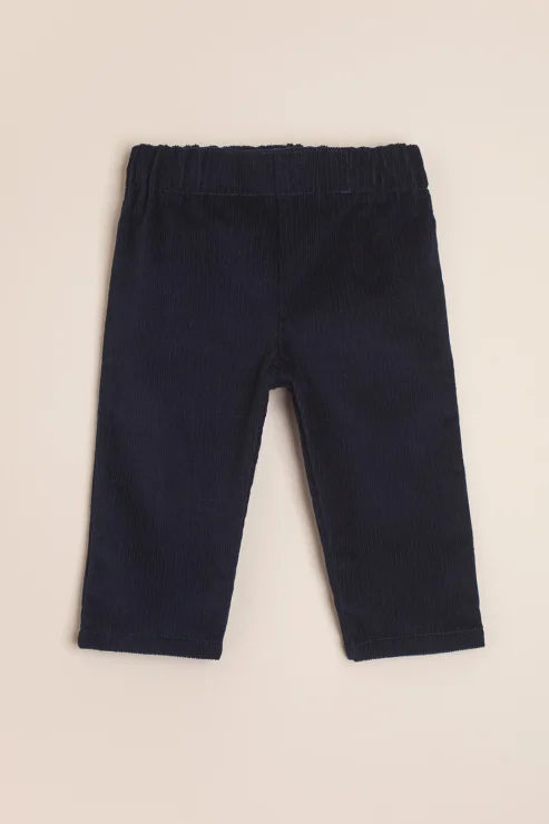 Pantalón de bebé en corderoy de algodón