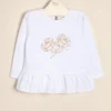 Remera de algodón estampada Dos Rosas
