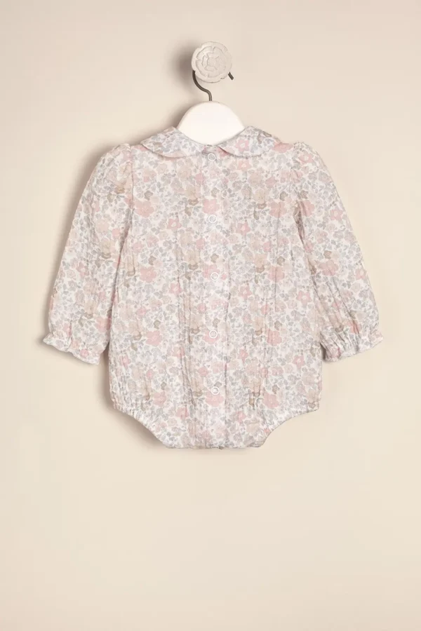 Body de gasa de algodon con cuello estampado exclusivo Paz