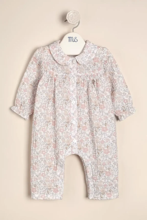 Enterito de gasa doble de algodón estampado exclusivo Paz
