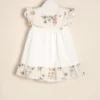 Body vestido de algodón combinado con poplin estampado exclusivo Anna