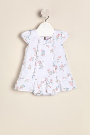 Body vestido de algodón estampado exclusivo Ramitos