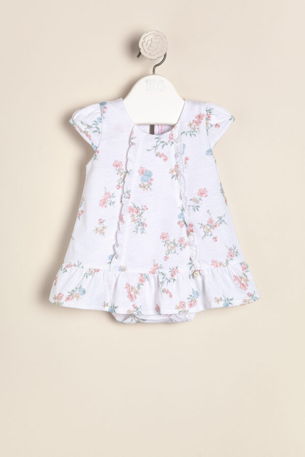 Body vestido de algodón estampado exclusivo Ramitos