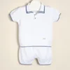 Conjunto de algodón con cuello polito
