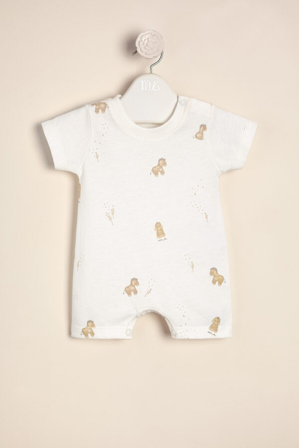 Enterito de algodón estampado Mon Petit Amour