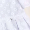 Vestido de broderie de algodón con dije de nacar Anto