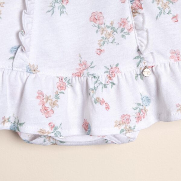 Body vestido de algodón estampado exclusivo Ramitos