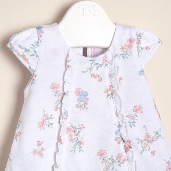Body vestido de algodón estampado exclusivo Ramitos