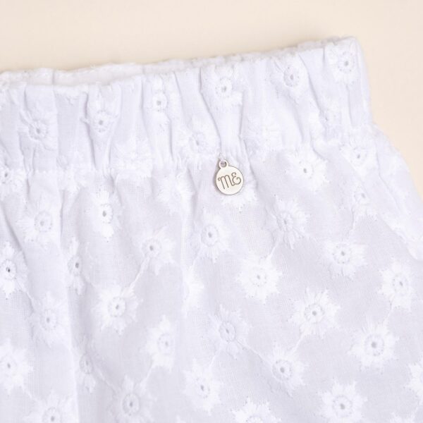 Shorcito de broderie de algodón Anto