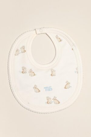 Babero de algodón Pima estampado Doudou (origen Peru)