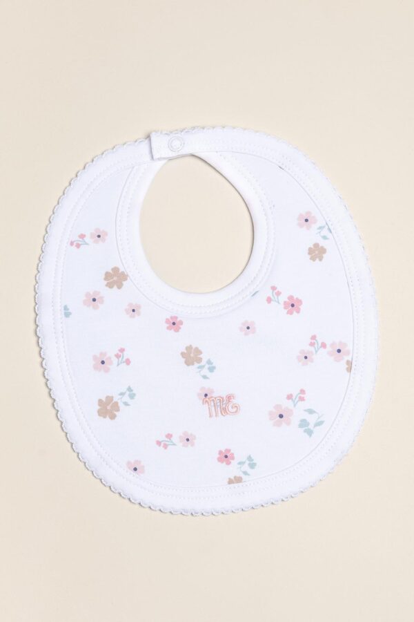 Babero de algodón Pima estampado Fiorella (origen Peru)
