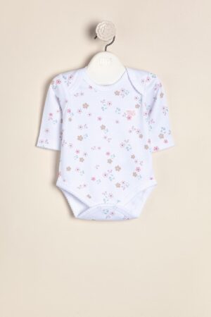 Body americano de algodón Pima estampado Fiorella (origen Peru)