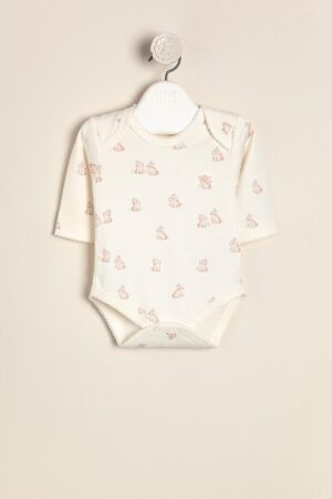 Body americano de algodón pima estampado Doudou (origen Peru)