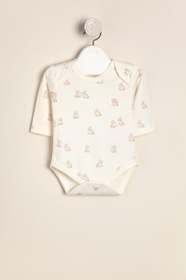 Body americano de algodón pima estampado Doudou (origen Peru)
