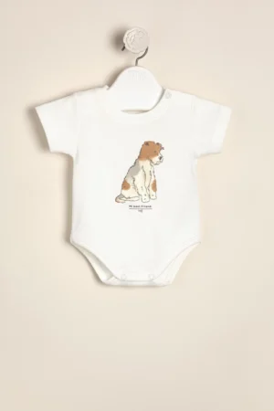 Body de algodón estampado Schnauzer