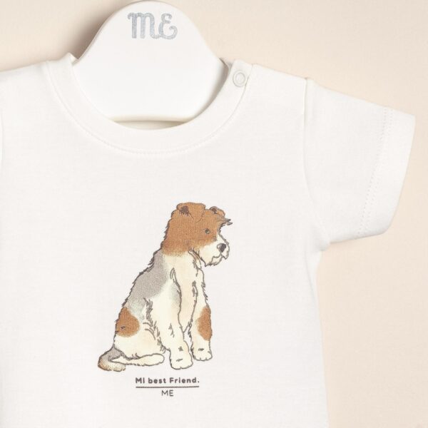 Body de algodón estampado Schnauzer