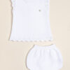 Conjunto de Santa Clara con cuello calado