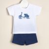 Conjunto de algodón estampado Vespa