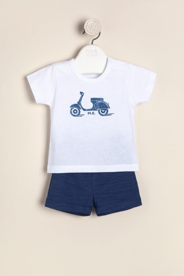 Conjunto de algodón estampado Vespa