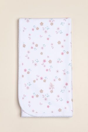 Manta de algodón Pima estampado Fiorella (origen Peru)