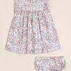 Vestido de algodón estampado exclusivo liberty Le Marais (incluye bombacha)