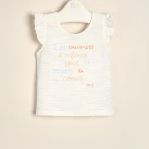 Remera de algodón flame estampada Sowvenirs