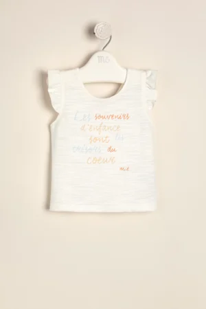 Remera de algodón flame estampada Sowvenirs