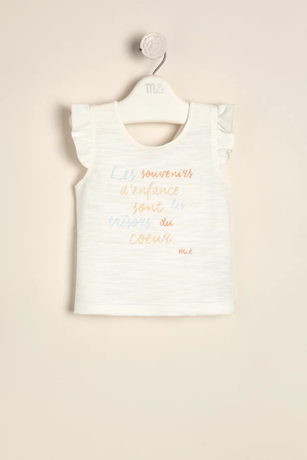 Remera de algodón flame estampada Sowvenirs