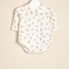 Body de jersey de algodón con cuello liberty Lilí