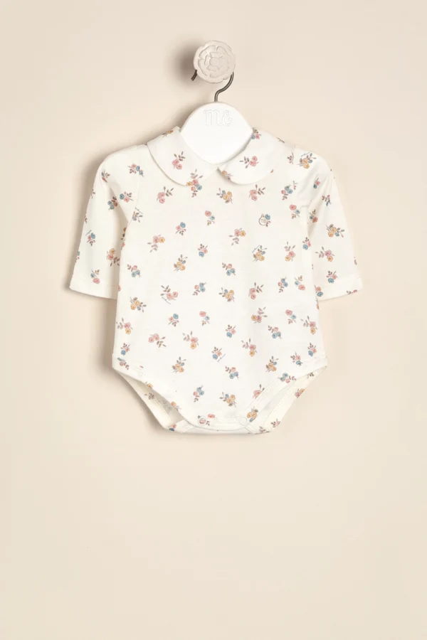 Body de jersey de algodón con cuello liberty Lilí