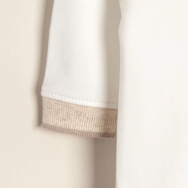 Body polito de interlock Pima con cuello y puños tejidos Tomy