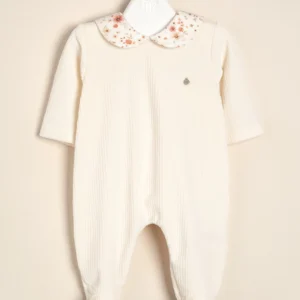 Enterito de plush acanalado con liberty Sophie