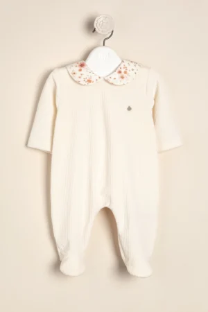 Enterito de plush acanalado con liberty Sophie