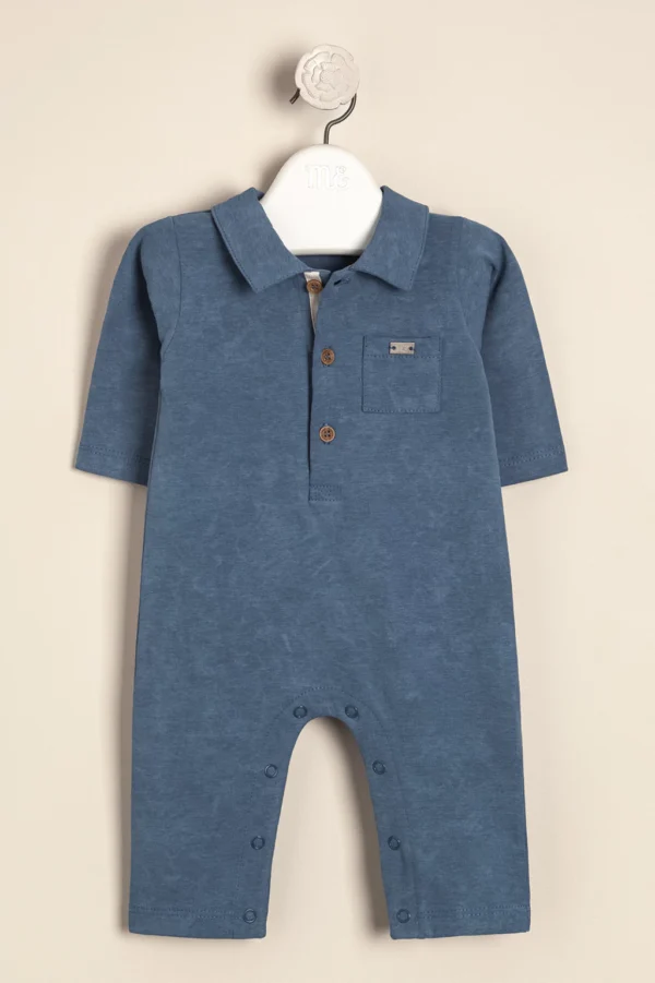 Enterito de algodón acuarelado con bolsillito Paul