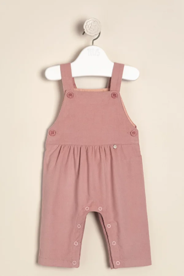 Jardinero de corderoy de algodón forrado Jazmin