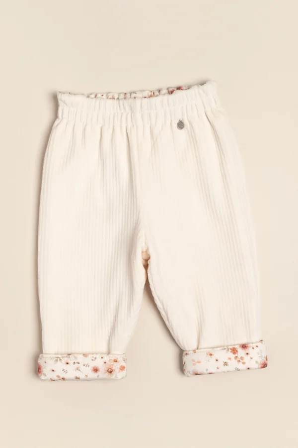 Pantalón de plush acanalado reversible liberty Sophie