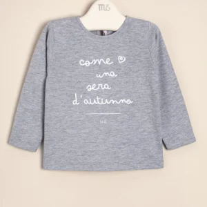 Remera de algodón estampada Autonno