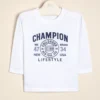 Remera de algodón estampada Champion