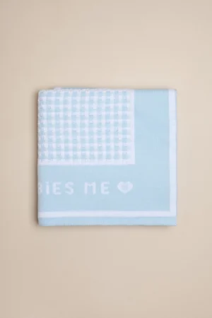 Manta clásica reversible