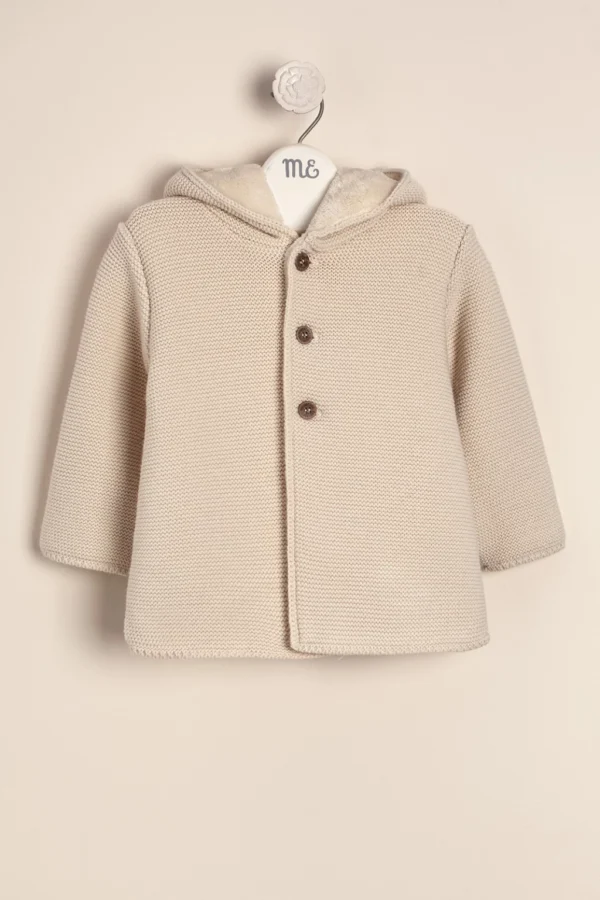 Campera Santa clara con orejitas forrada con pielcita nube