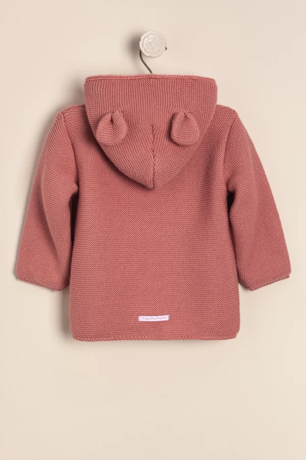 Campera Santa clara con orejitas forrada con pielcita nube