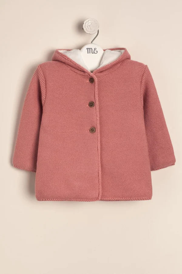 Campera Santa clara con orejitas forrada con pielcita nube