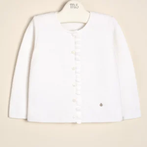 Saco de Santa Clara con voladito en la delantera Anna